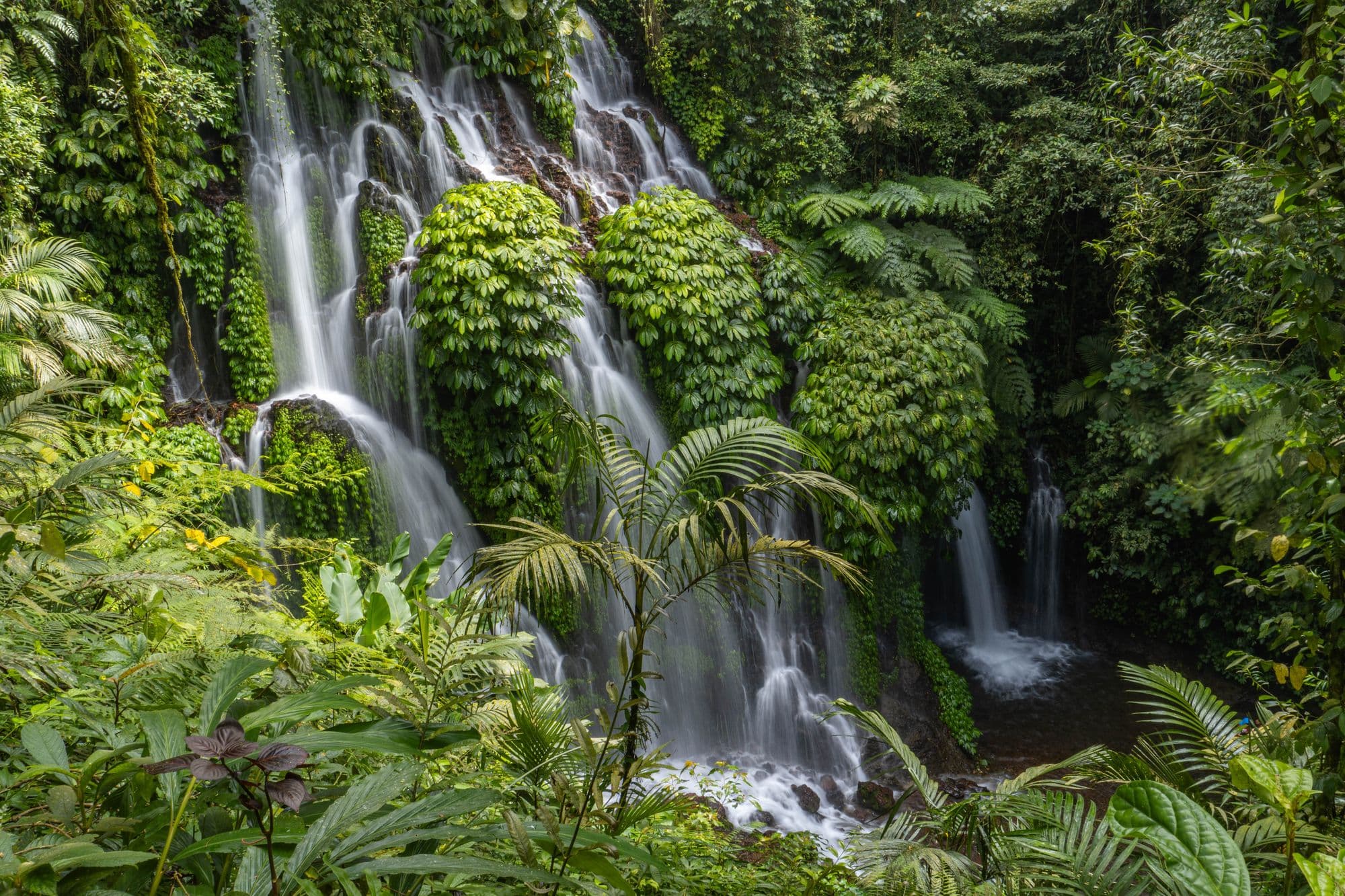 Jungle waterfall near Spirit Hills